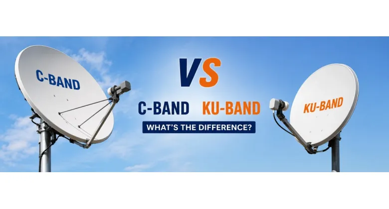 C-Band vs Ku-Band Dish Antenna: What's the Difference?